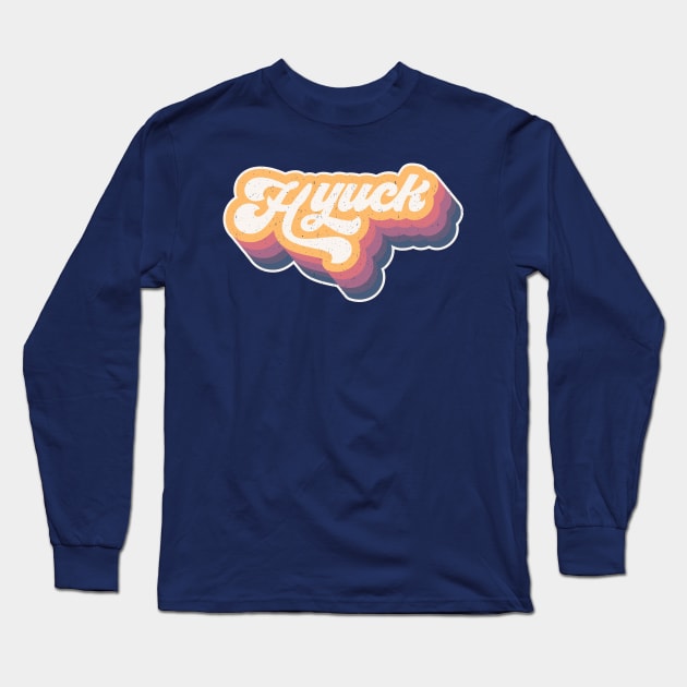 Hyuck! Long Sleeve T-Shirt by duckandbear